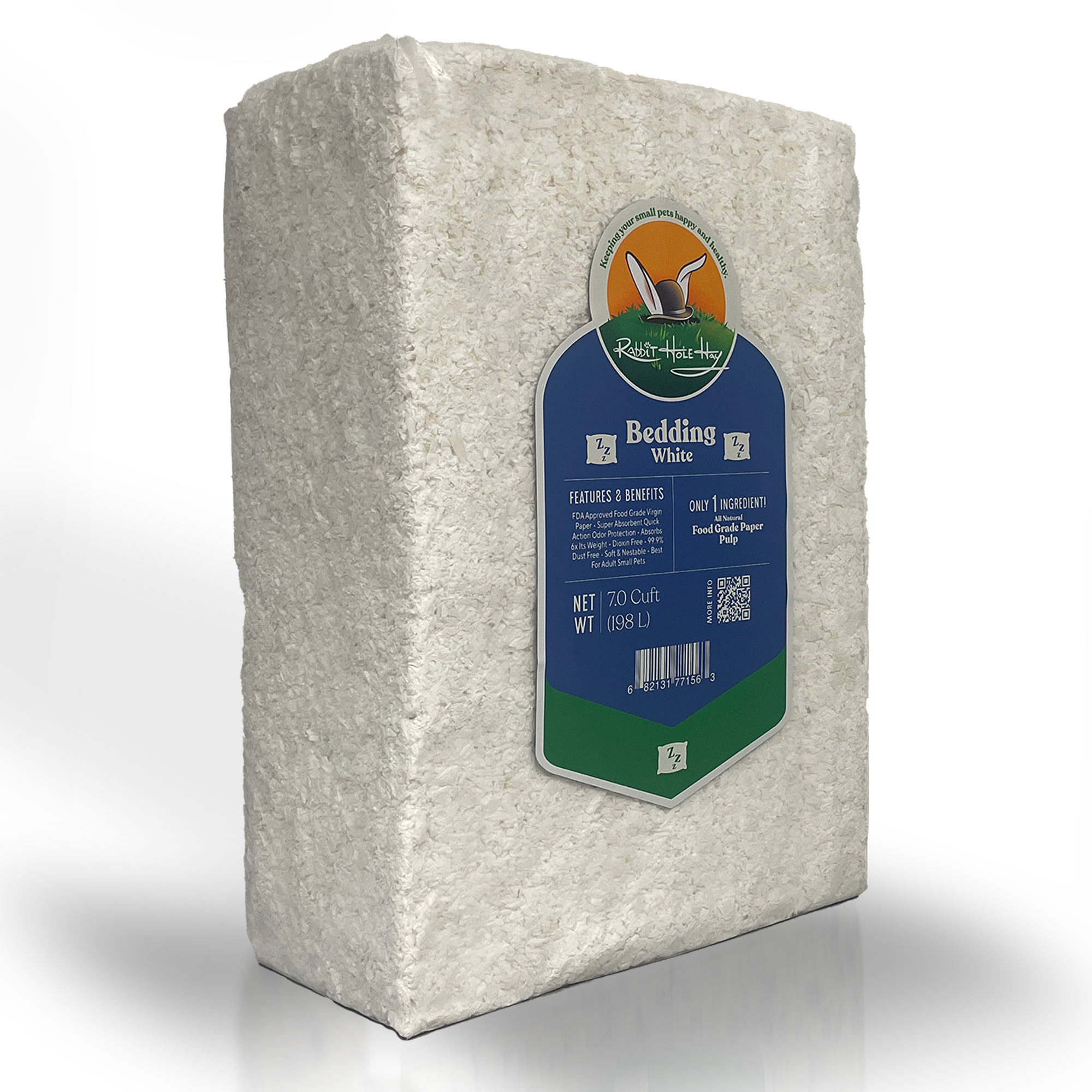 Rabbit Hole Hay Ultra Premium Food Grade White Bedding