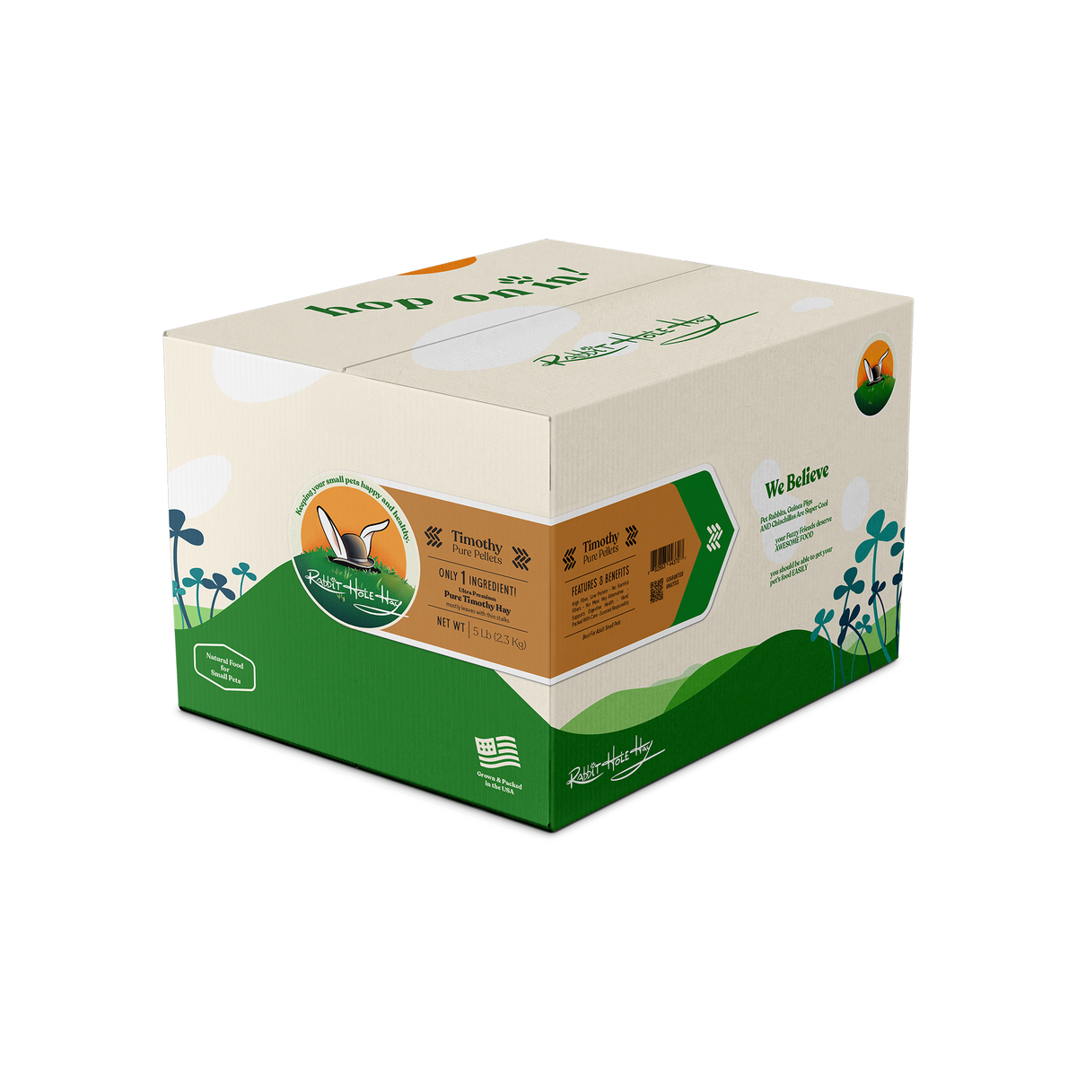 Rabbit Hole Hay All Natural Pure Timothy Pellets