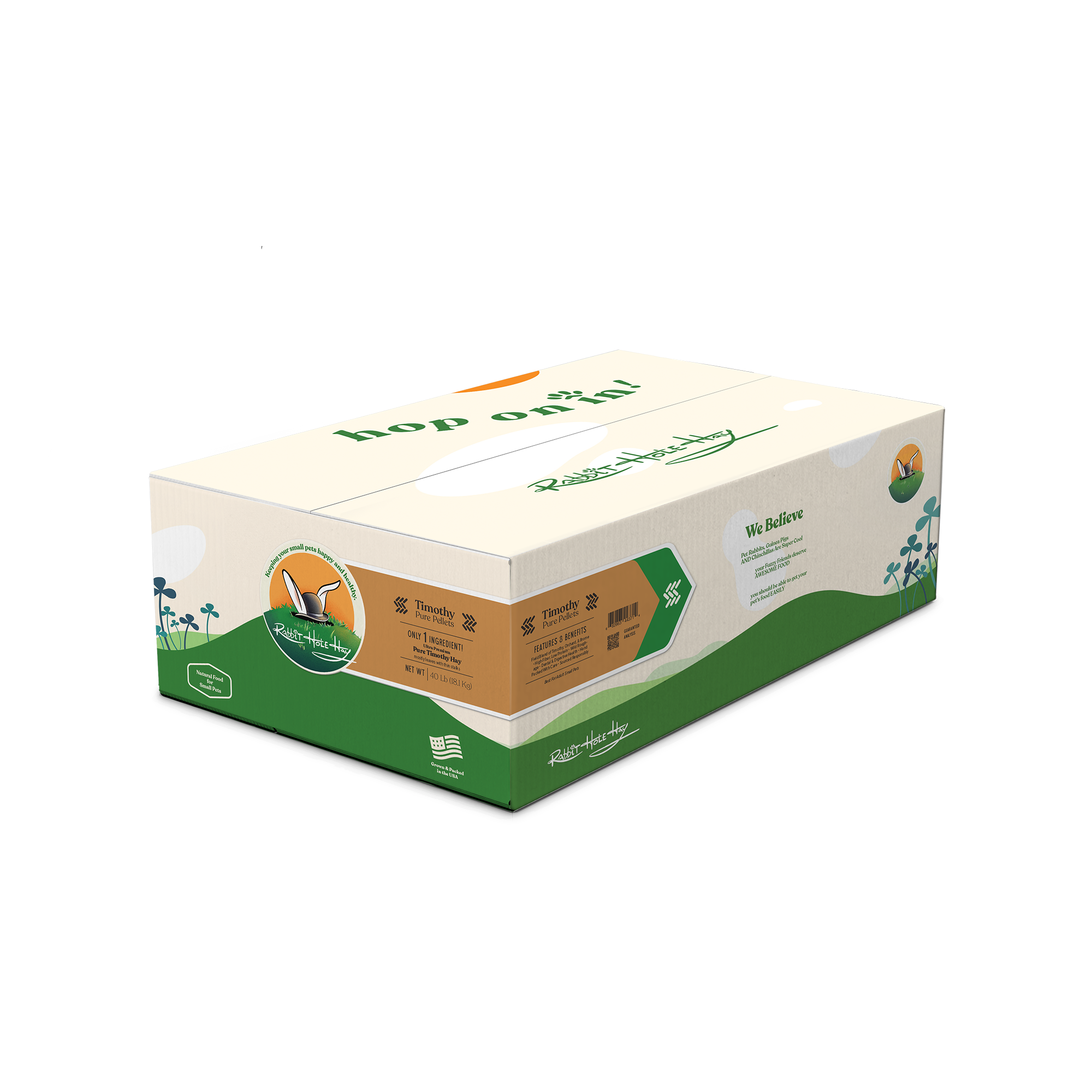 Rabbit Hole Hay All Natural Pure Timothy Pellets